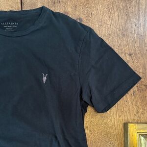 All Saints Black Short Sleeve Tee